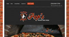 Desktop Screenshot of popspizzachico.com